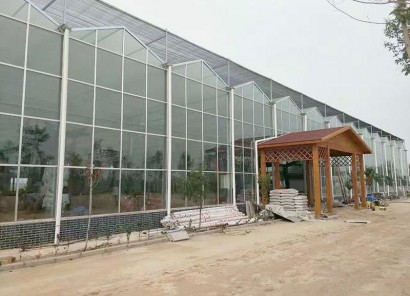 江西省贛州贛縣江口鎮(zhèn)，全玻璃溫室